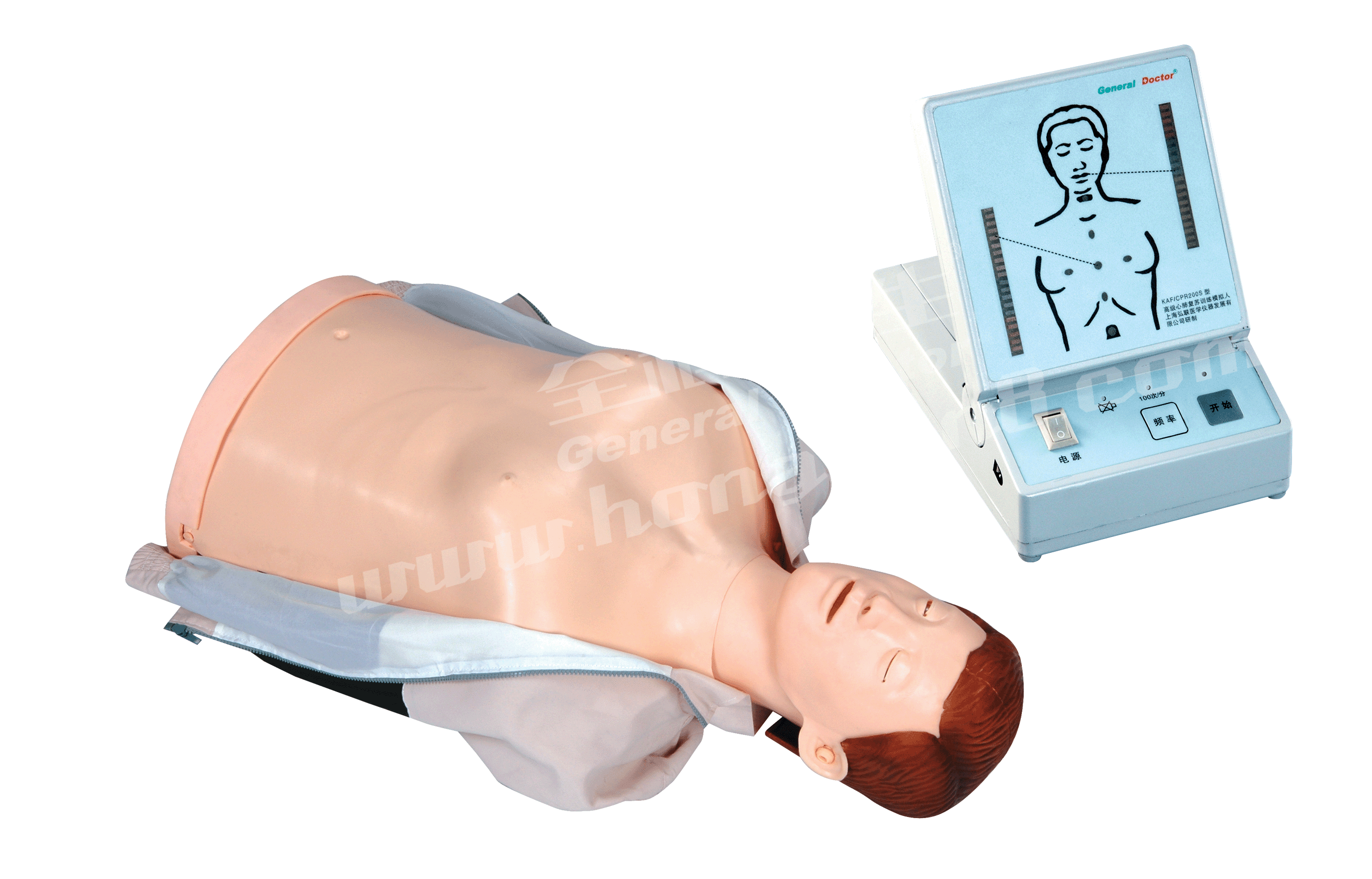 GD/CPR200S 高级心肺复苏训练模拟人(半身)